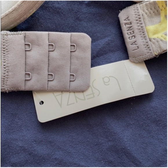 NWT LS YELO/GRY Pushup, 36D *P1016 - Picture 4 of 6